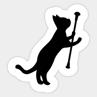 Black Cat. Cute cat Sticker